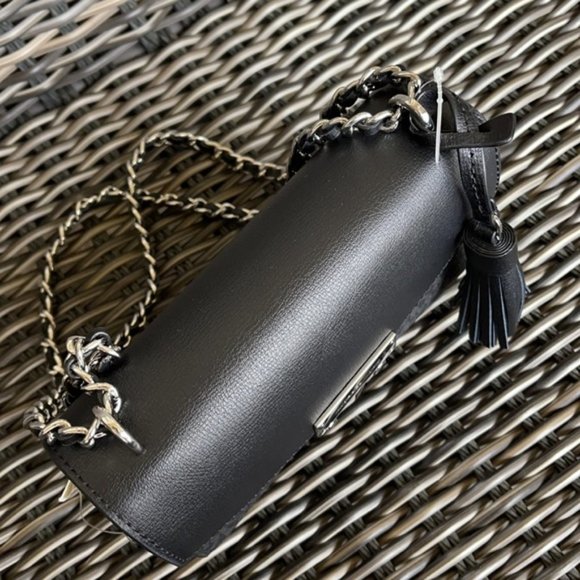 Michael Kors Rose Small Crossbody Black NWT - Picture 9 of 16